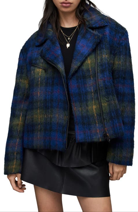 Women's Blue Plaid Jackets | Nordstrom