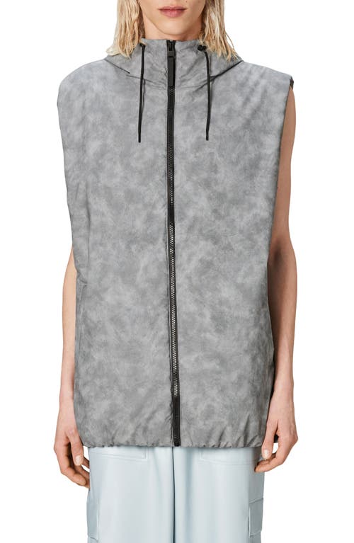 Lohja Water Repellent Padded Vest in Distressed Grey