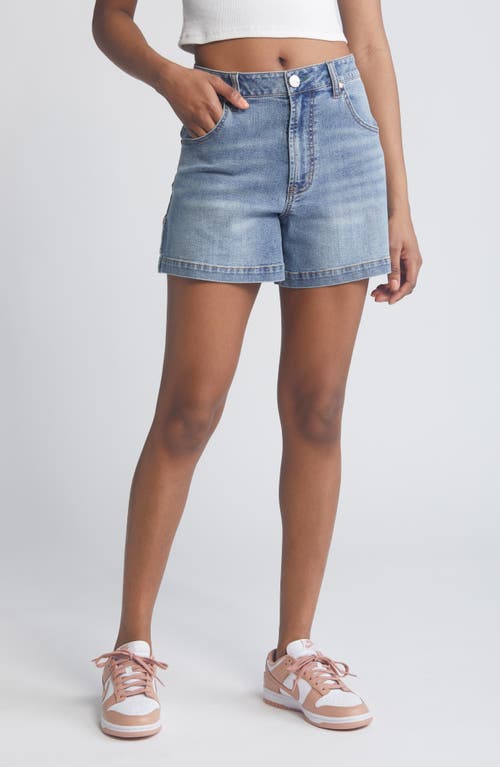 1822 Denim High Waist Utility Shorts Lionel at Nordstrom,