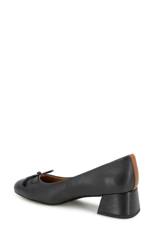 Gentle Souls By Kenneth Cole Lancine Pump In Black Leather