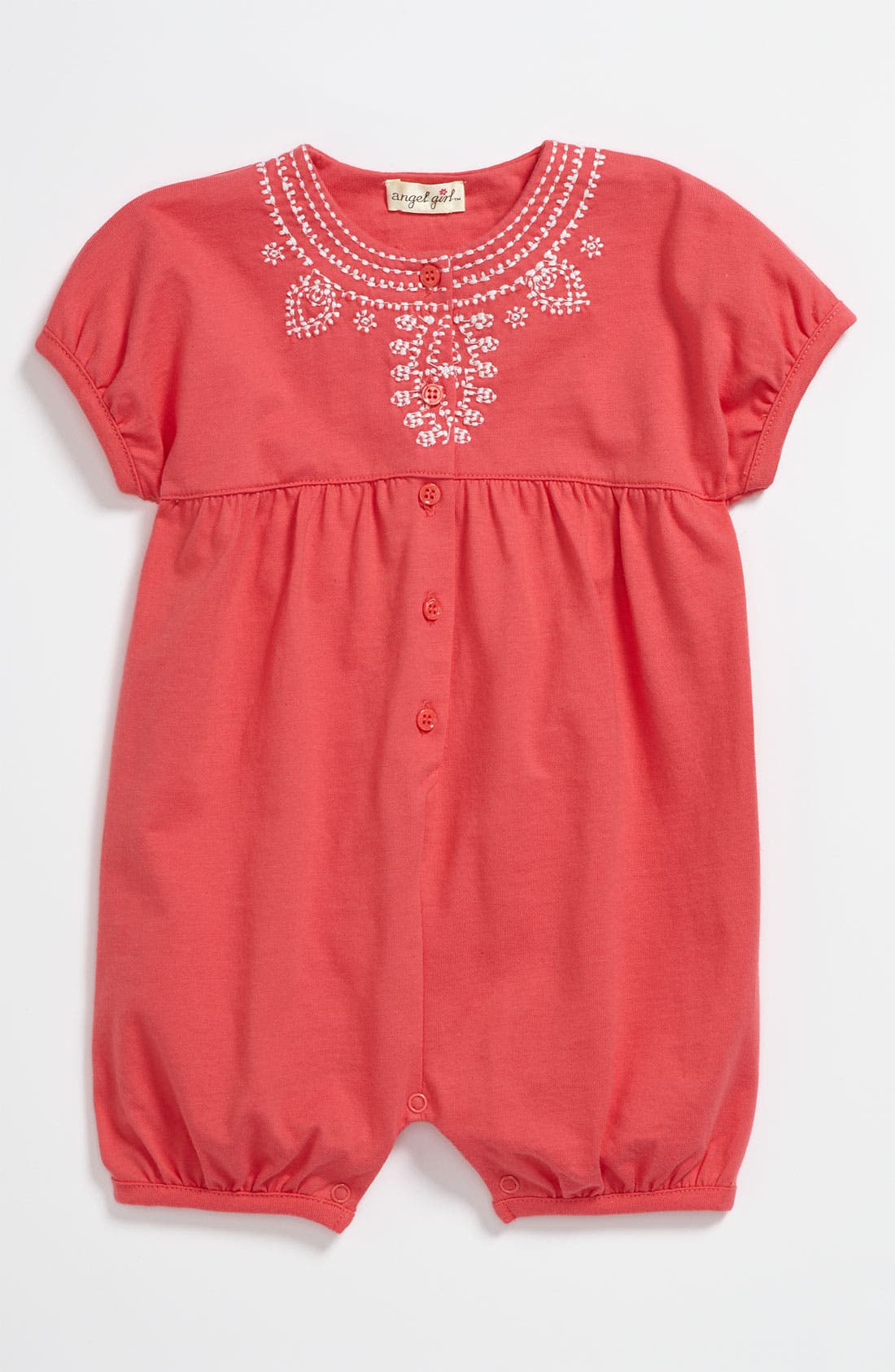 Angel Dear Embroidered Romper (Infant) Nordstrom