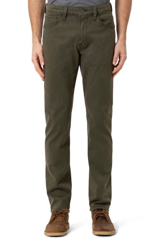 Shop 34 Heritage Courage Straight Leg Twill Pants In Dark Olive Twill