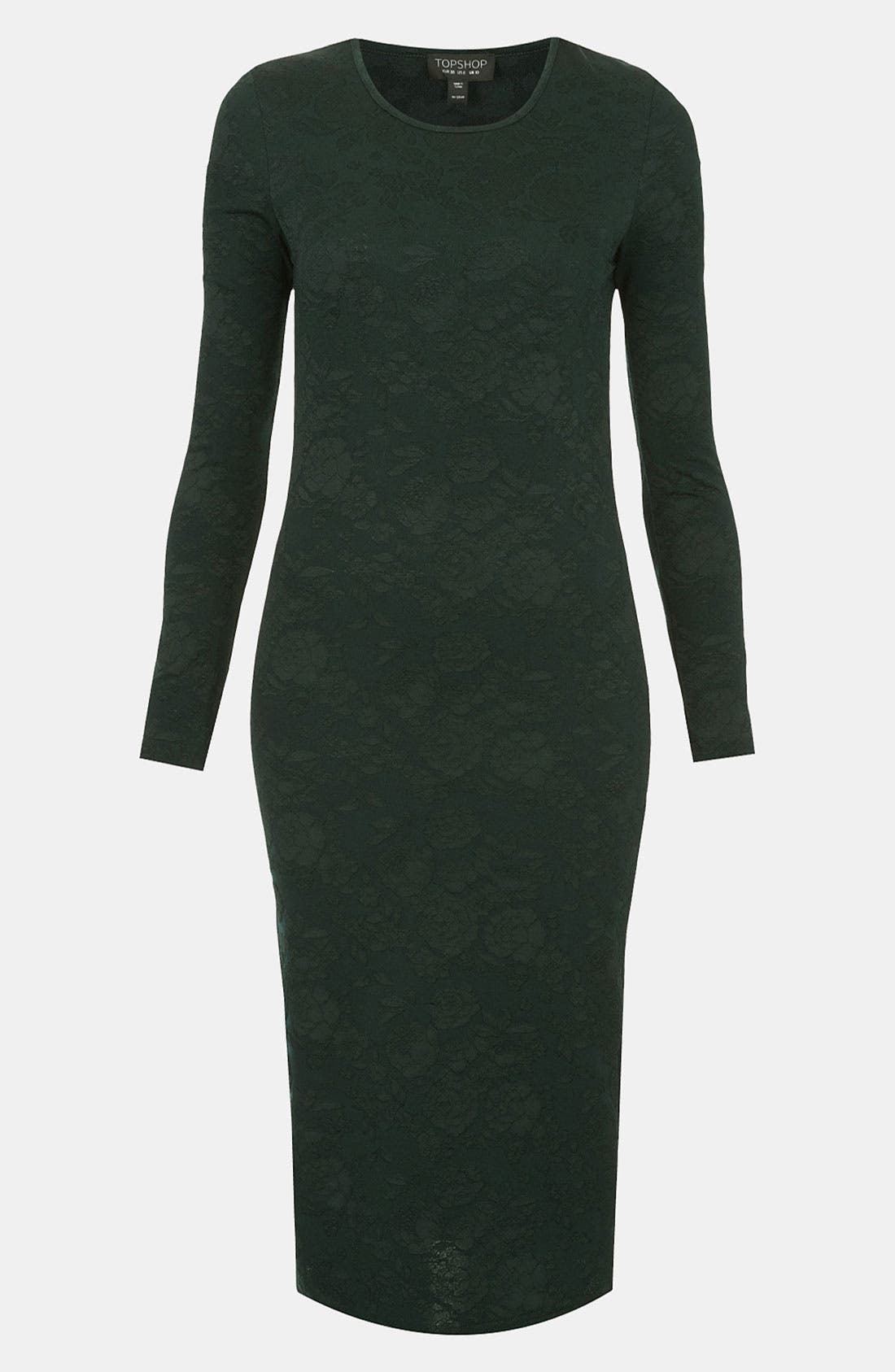 Floral Jacquard BodyCon Dress Nordstrom