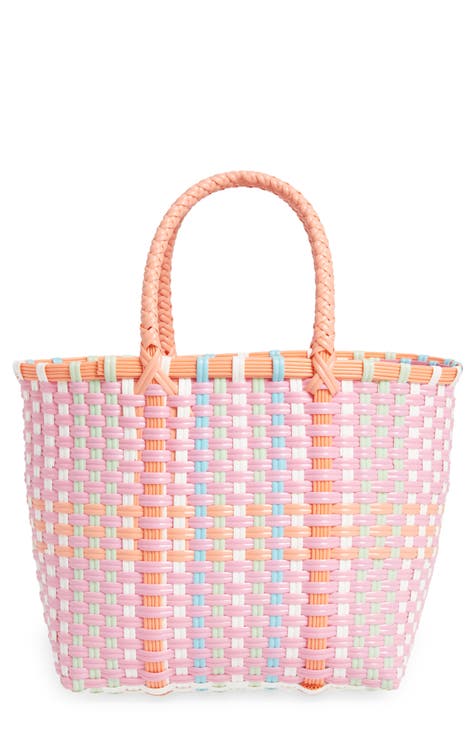 Kids' Basket Weave Tote Bag