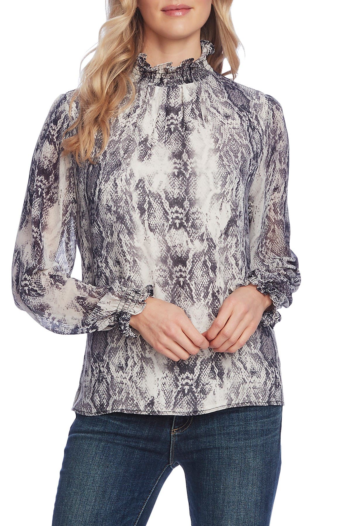 vince camuto long sleeve blouse