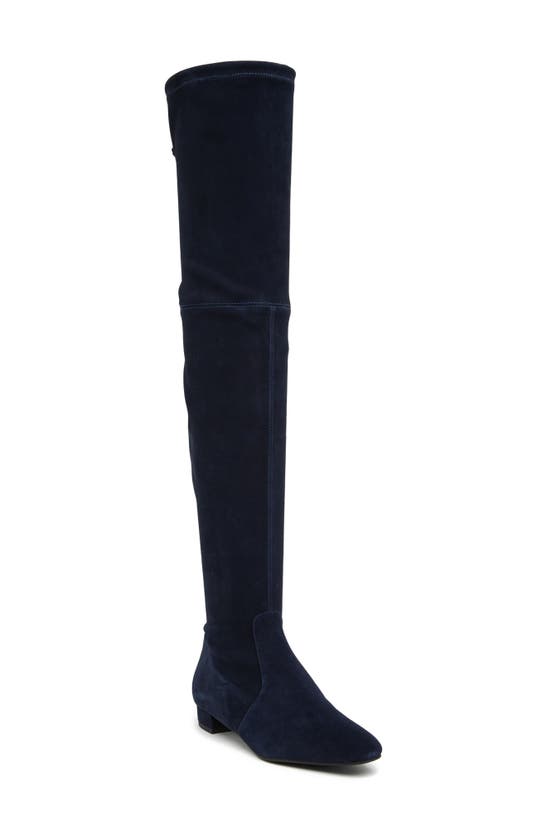 Stuart Weitzman Genna Over-the-knee Boot In Nice Blue