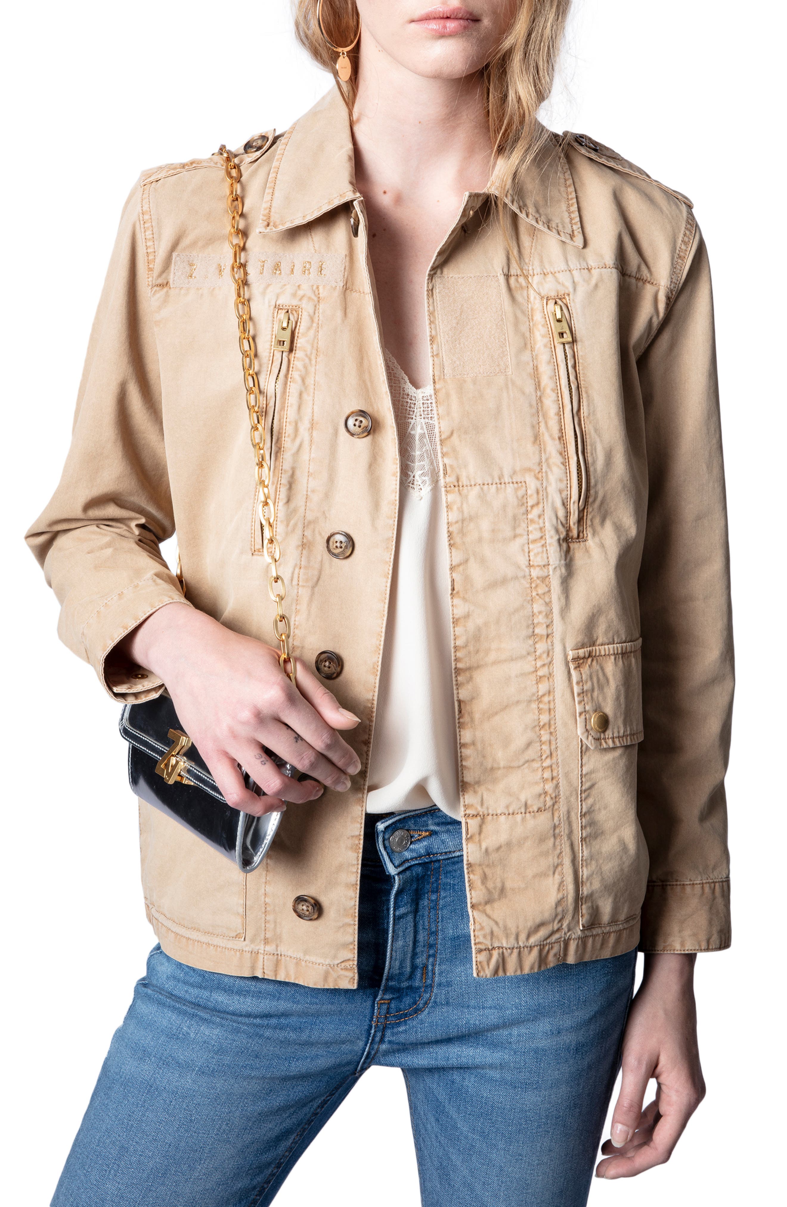 zadig voltaire leather jacket