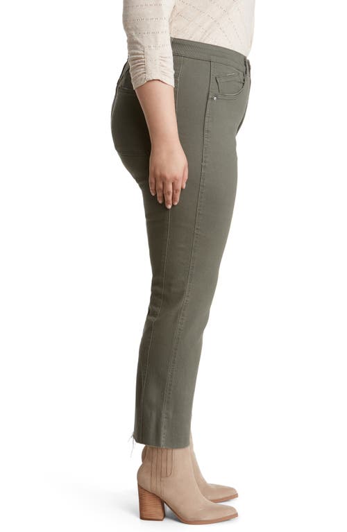Wit & Wisdom 'ab'solution Skyrise Raw Hem Barely Bootcut Jeans In Laurel Wre