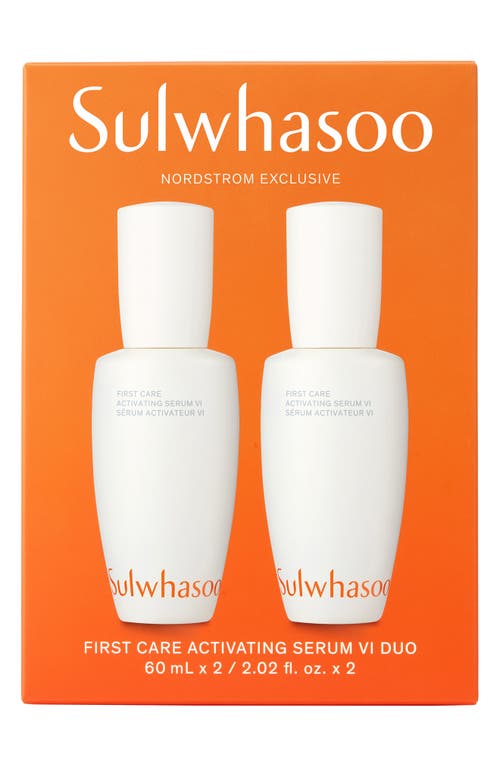 Sulwhasoo First Care Activating Serum Duo Set (nordstrom Exclusive) $178 Value In No Color