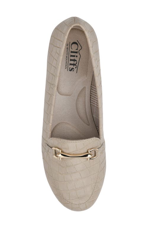 Shop Cliffs By White Mountain Glowing Bit Loafer In Taupe/croco/print