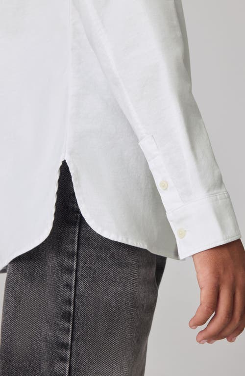 Smallsaints By Allsaints Kids' Long Sleeve Cotton Button-up Shirt In White