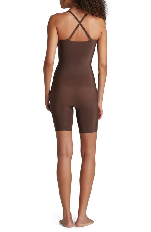 Shop Commando Zone Smoothing Romper In Mocha