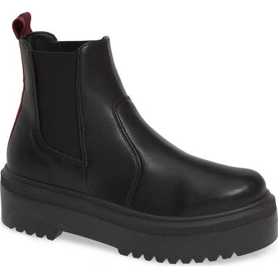 Steve Madden Yardley Platform Chelsea Boot, Black