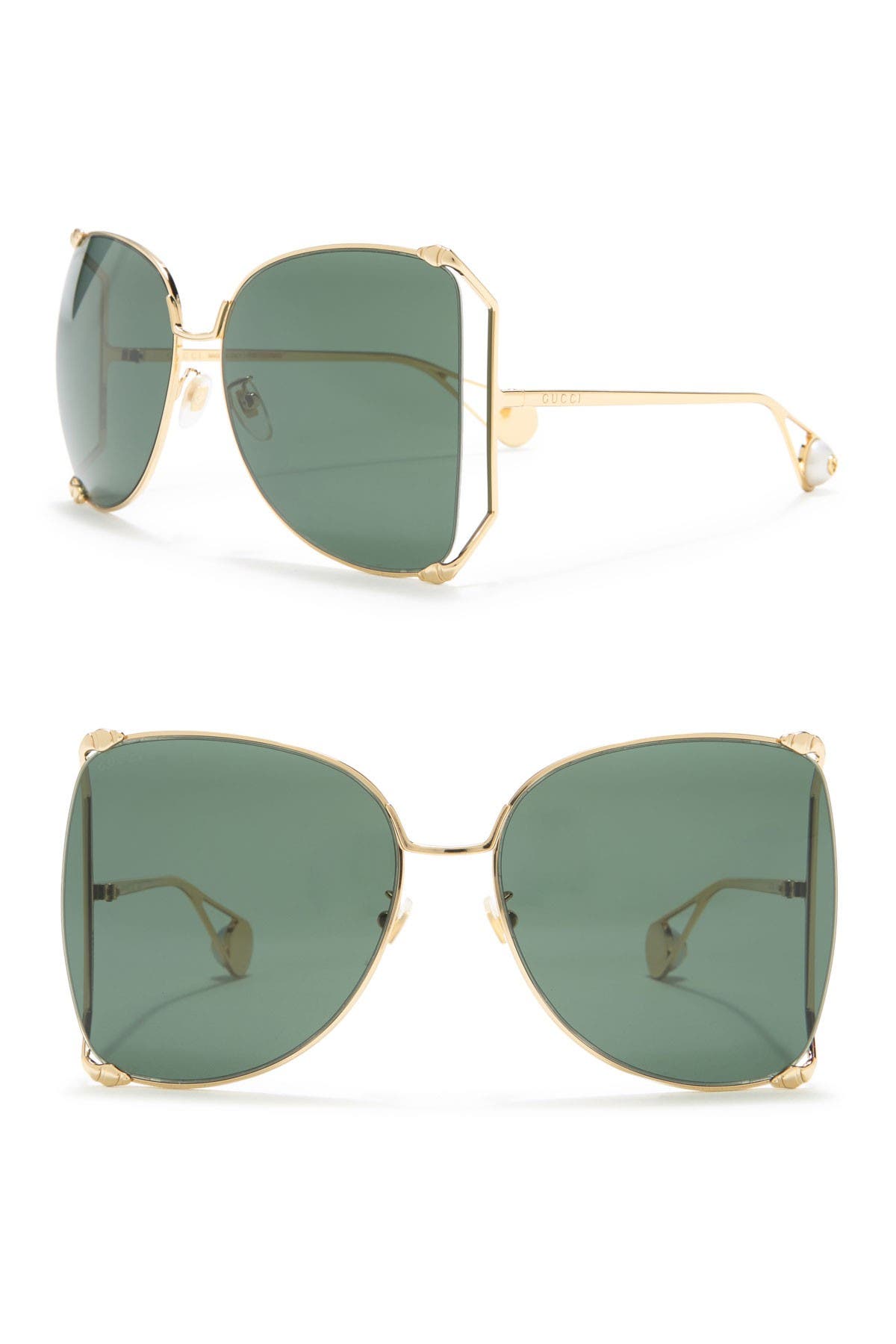 gucci 63mm oversized sunglasses