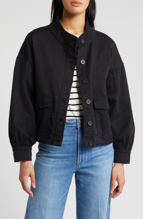 Shop Caslonr Caslon(r) Stretch Cotton Jacket In Black