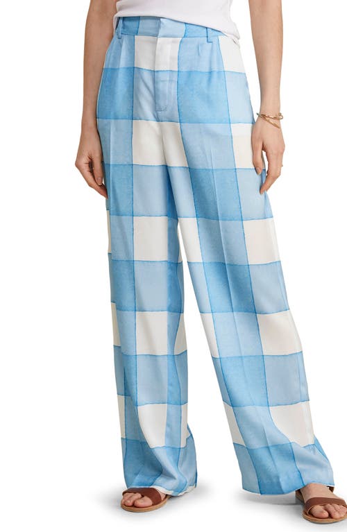 Luxe Check Pants in Gingham Atlas