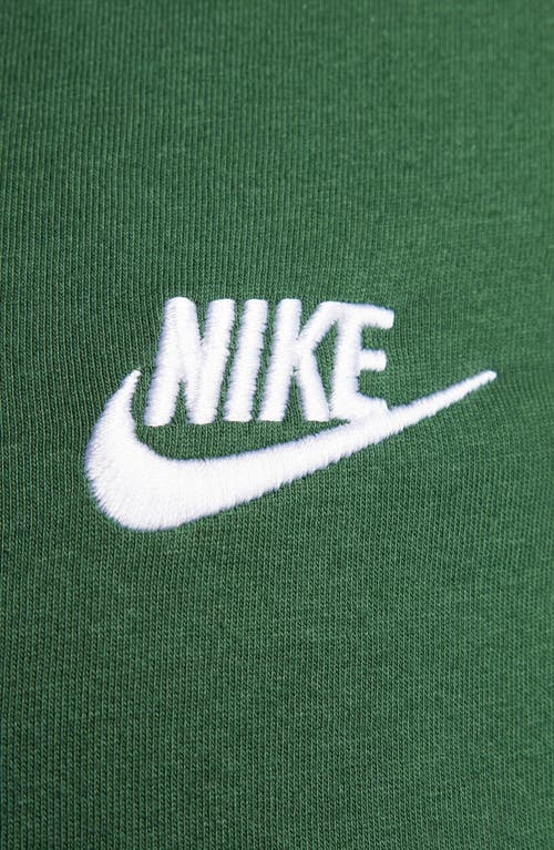 Shop Nike Sportswear Club Crew Neck T-shirt In Fir