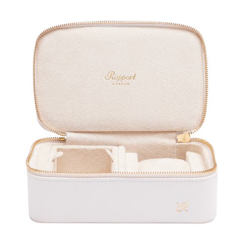 Shop Rapport London Tuxedo Watch Zip Case In White