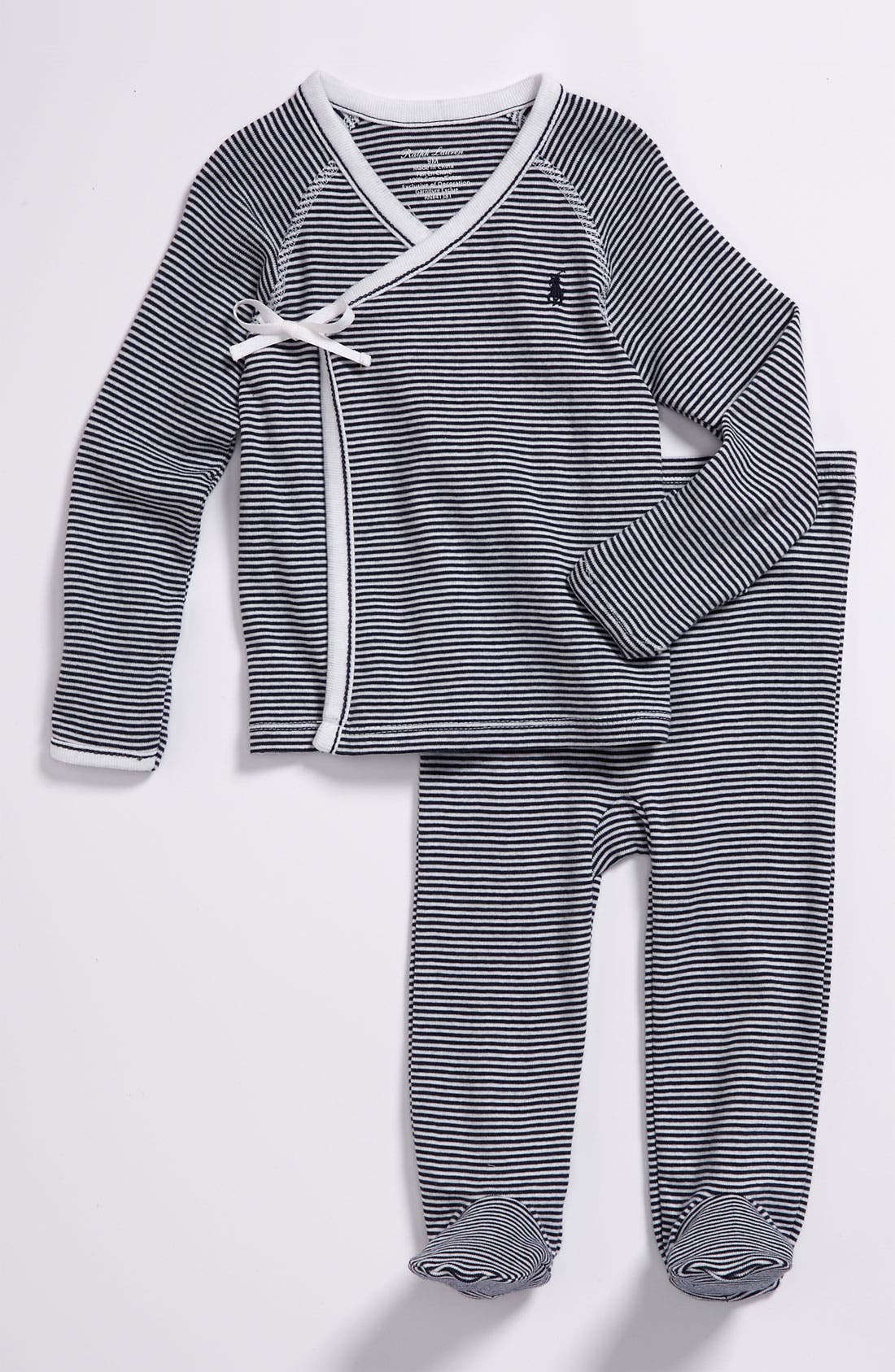 Ralph Lauren Stripe Kimono TwoPiece Set (Baby) Nordstrom