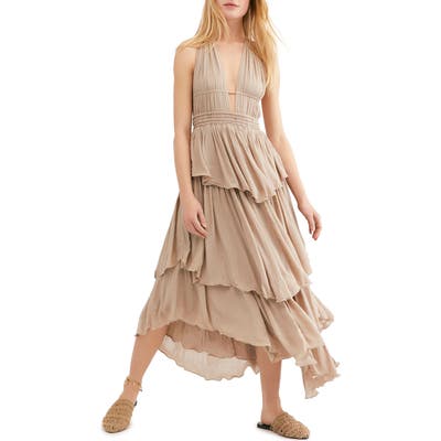 Free People Drop Dead Beauty Maxi Dress, Ivory