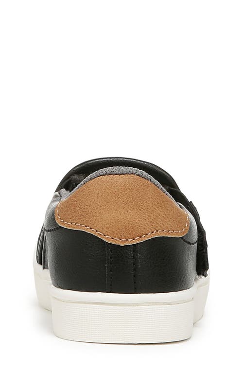 Dr. Scholl's Kids' Madison Sneaker In Black Faux Leather