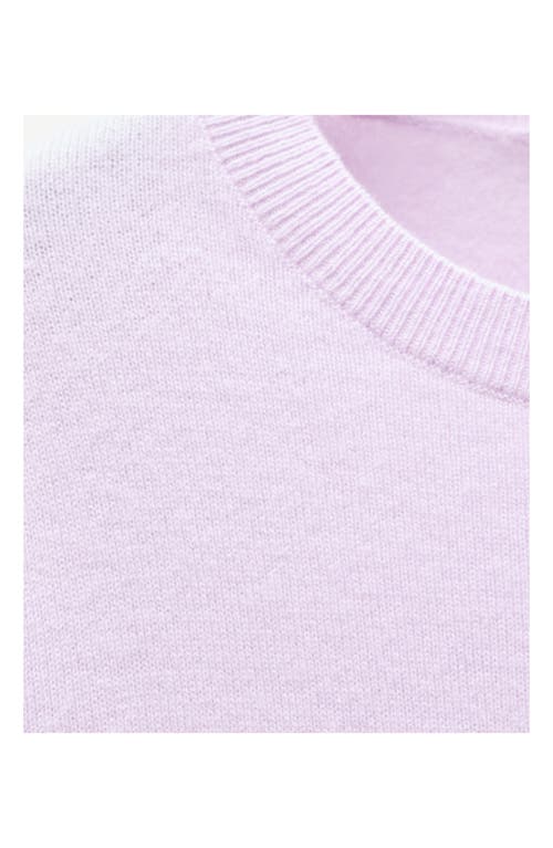 Shop Mango Cashmere Sweater In Light/pastel Purple