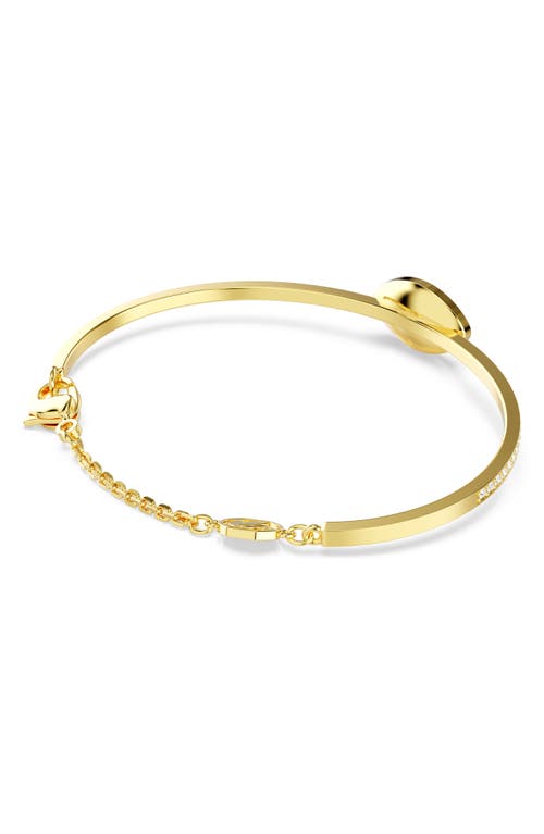 Swarovski Symbolica Soft Bangle Gold Shiny Blue In Multicolored