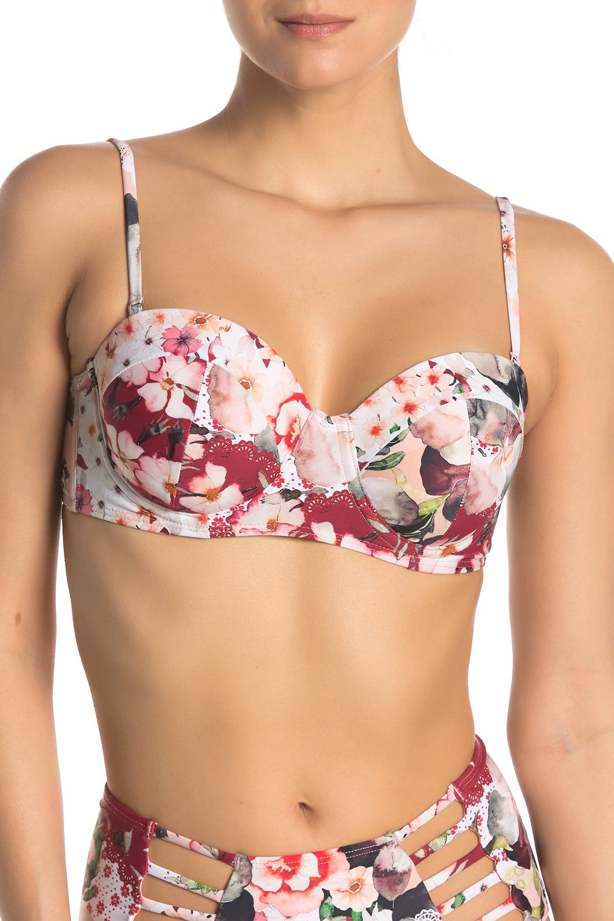 bustier bikini top