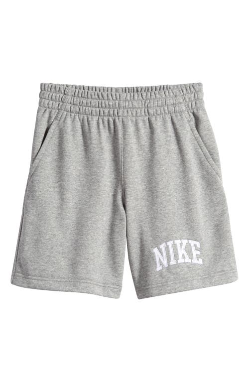 Nike Kids' Sportswear Club French Terry Shorts In Gray