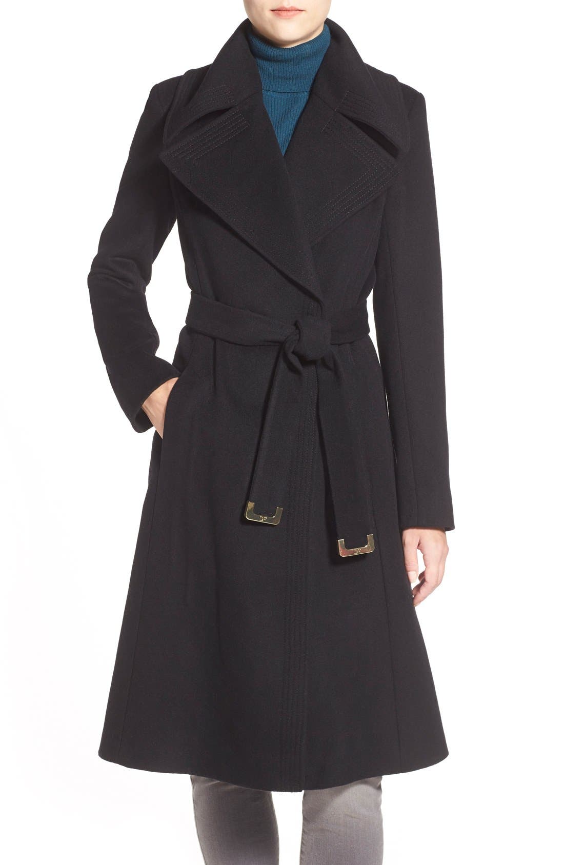 diane von furstenberg wrap coat