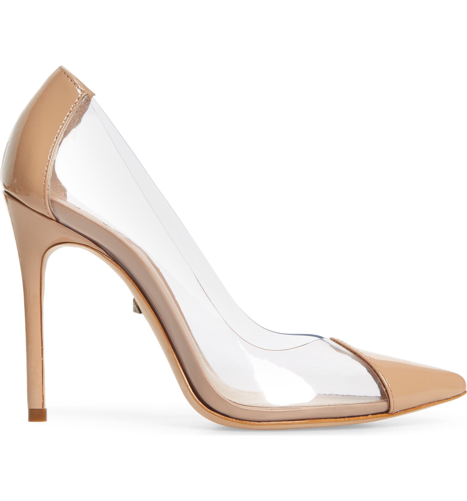 Schutz Cendi Transparent Pointed Toe Pump (Women) | Nordstrom