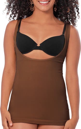Empetua by Shapermint Open Bust Shaper Cami Tank Black/Nude Sizes: S-2XL  NWT