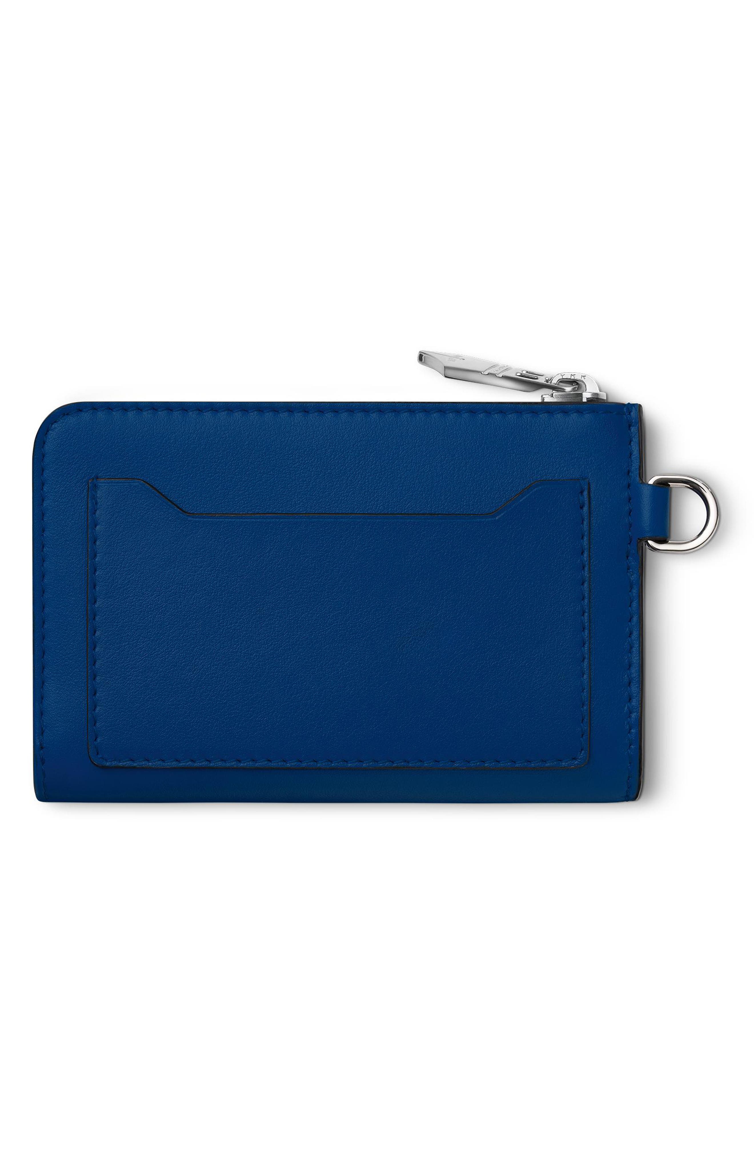 Montblanc Meisterstück Leather Zip Card Case Nordstrom