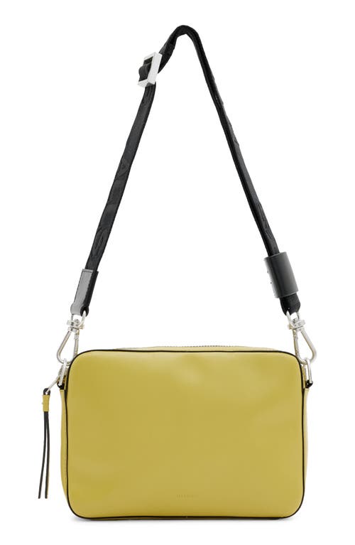 AllSaints Lucile Leather Crossbody Bag in Sap Green at Nordstrom