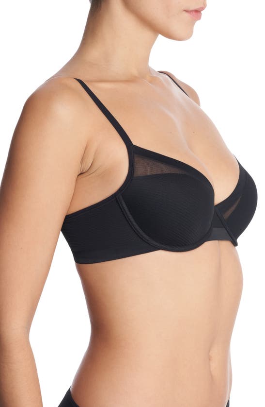 Shop Natori Scope Balconette Underwire Contour Bra In Black