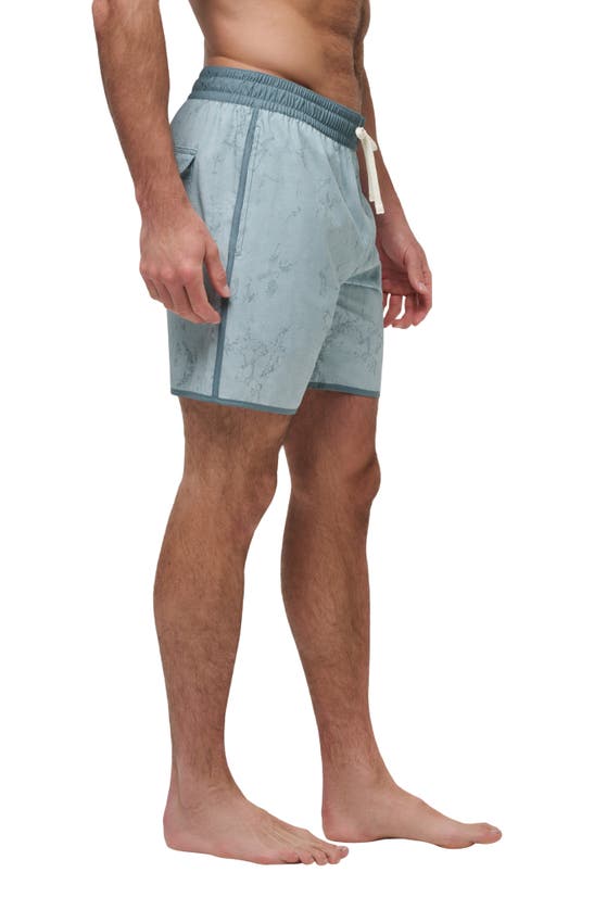 Shop Travismathew Warmer Tides Swim Trunks In Arona