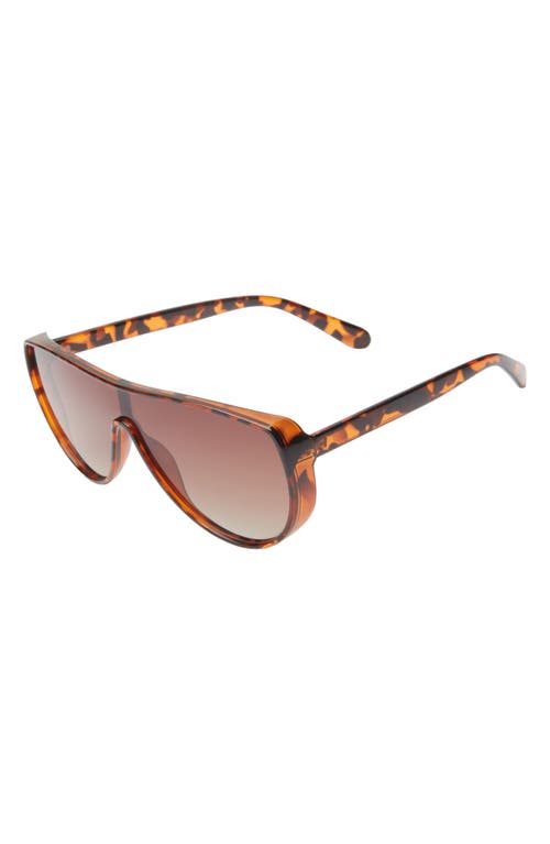 Shop Bp. Sporty 137mm Flat Top Sunglasses In Tortoise