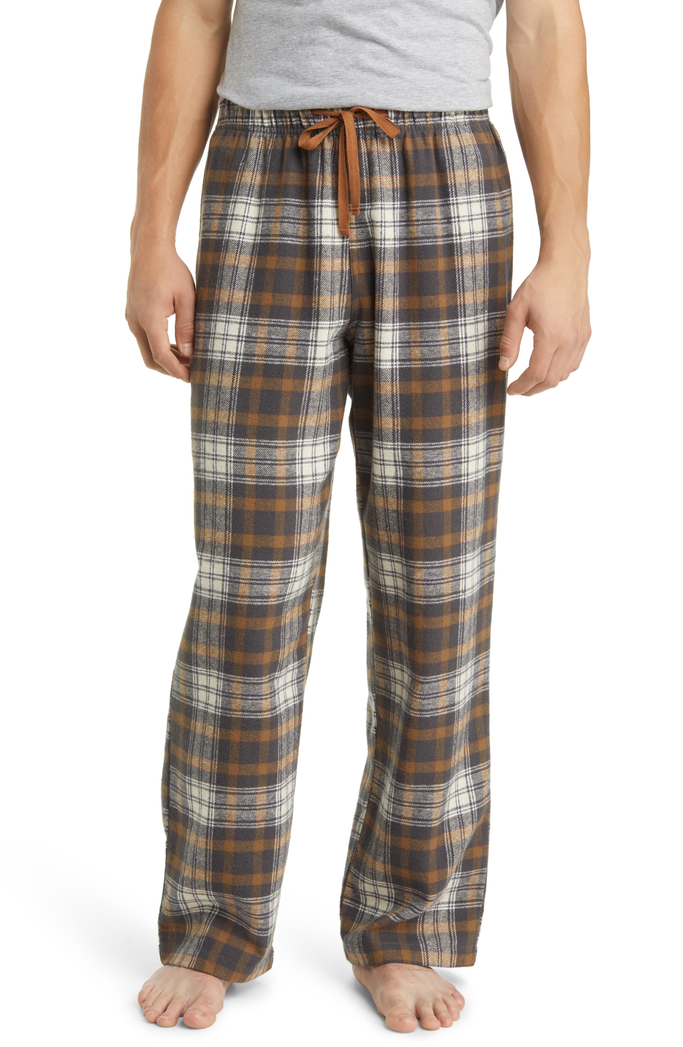 Mens Jogger Pajama Pants in Black With Mint Piping at Nordstrom Nordstrom Men Clothing Loungewear Pajamas 