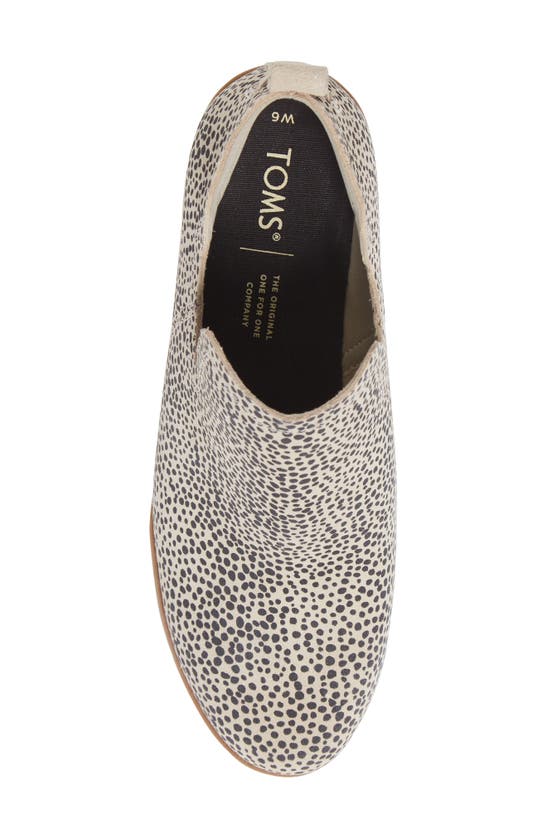 Toms Kallie Womens Suede Cut-out Ankle Boots In Natural