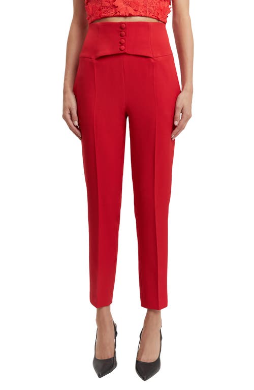 Corset Pants in Famous Red