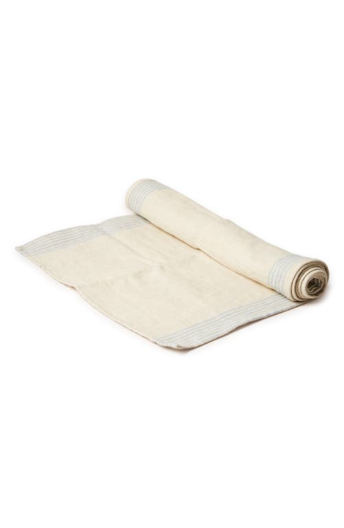 Farmhouse Pottery Agrarian Stripe Linen Table Runner in Natural at Nordstrom