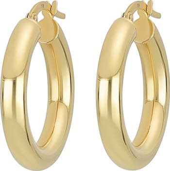 Bony levy gold hot sale hoop earrings
