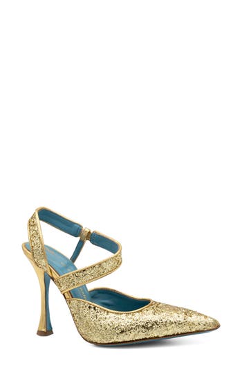 Valentina Rangoni Women's Gold Sublime Hh Pump Platino Galaxy/nap In Platino Galaxy/platino Nappa