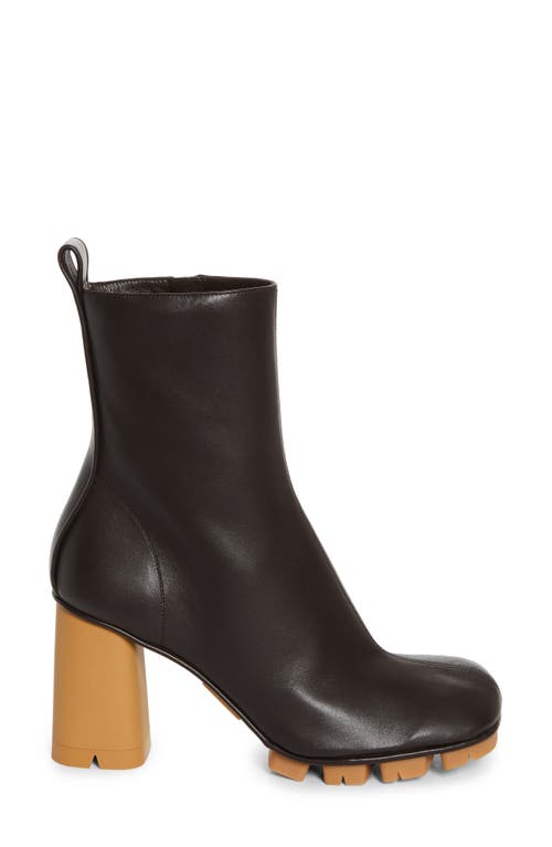 Shop Bottega Veneta Shore Bootie In Fondant