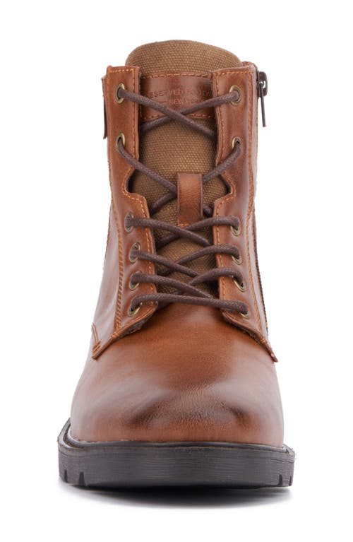 Reserve Footwear Ryan Combat Boot In Cognac