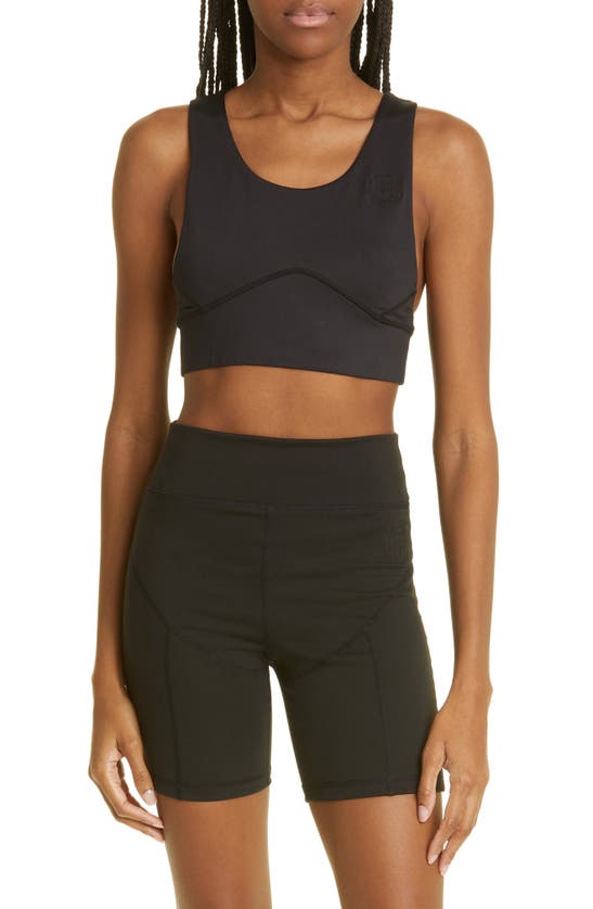 Honor The Gift Riding Longline Sports Bra In Black