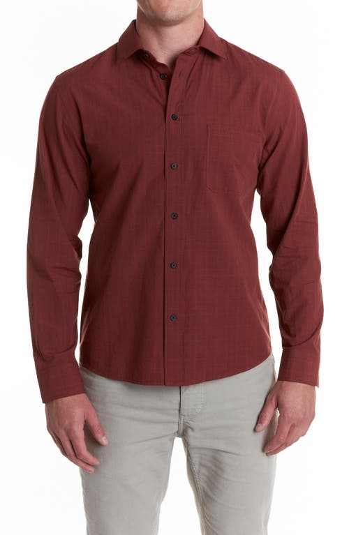 Billy Reid Tuscumbia Standard Fit Plaid Button-Down Shirt in Henna/Brownstone