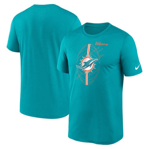 Jaylen Waddle Miami Dolphins Men's Aqua Backer T-Shirt 