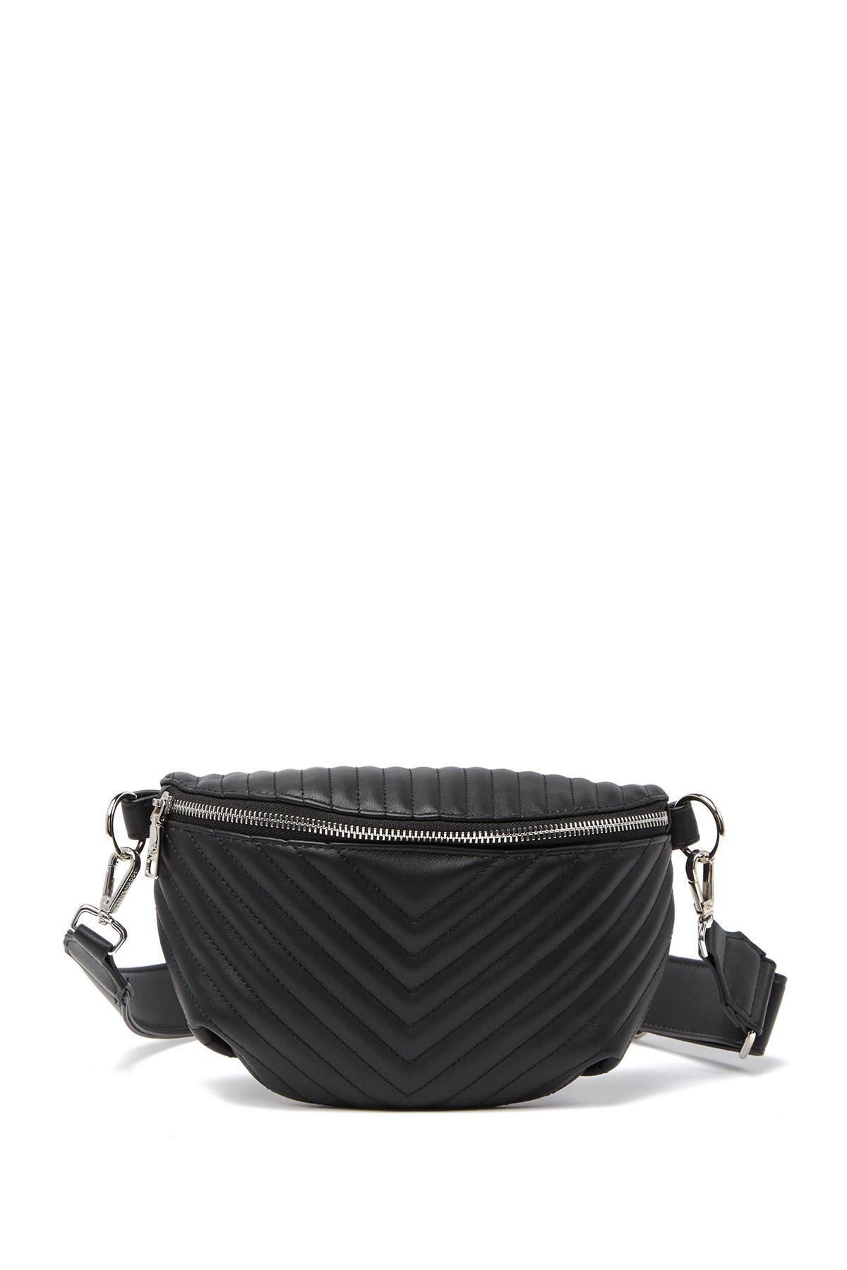 steve madden white fanny pack