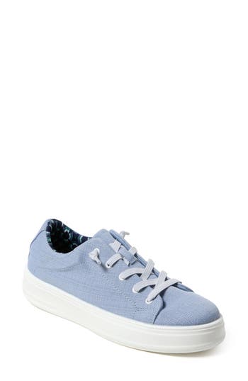 Dearfoams Mabel Woven Slip-on Sneaker In Eventide